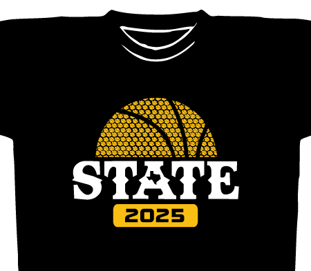 2025 State Basketball Shirts